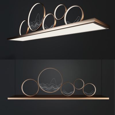 新中式金属吊灯