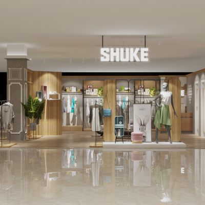 工业风商场女服装店