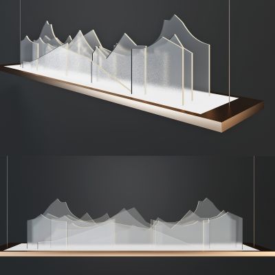 新中式金属吊灯