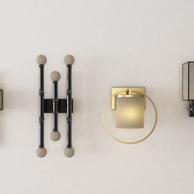 新中式壁灯组合