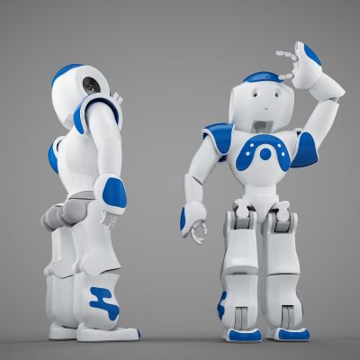 现代玩具小机器人