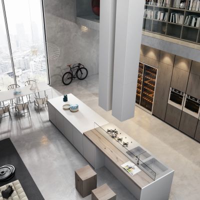 现代开放式厨房设计