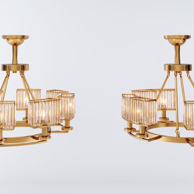 现代金属吊灯组合