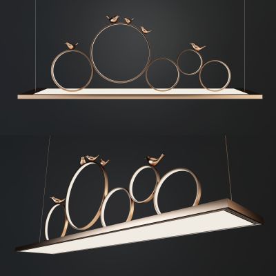 新中式金属吊灯