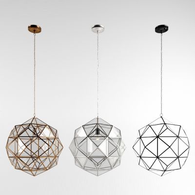 工业风铁艺吊灯 工业风吊灯 玻璃吊灯 现代吊灯 餐厅吊灯 别墅吊灯