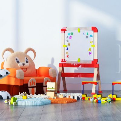 现代儿童椅 玩具组合