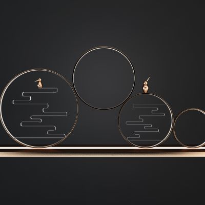 新中式金属装饰创意吊灯