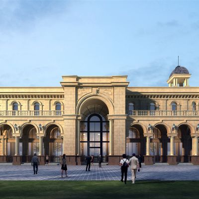 欧式售楼处外观