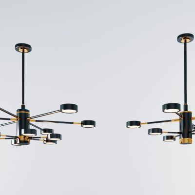 现代多头吊灯组合