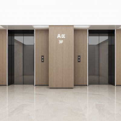 公共空间电梯厅