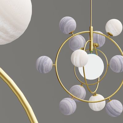 现代创意星球吊灯
