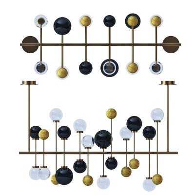 现代球形吊灯组合