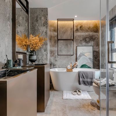 现代卫生间浴缸