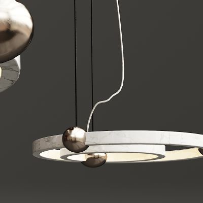 现代金属环形吊灯