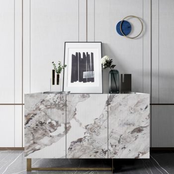 56现代新中式玄关柜餐边柜