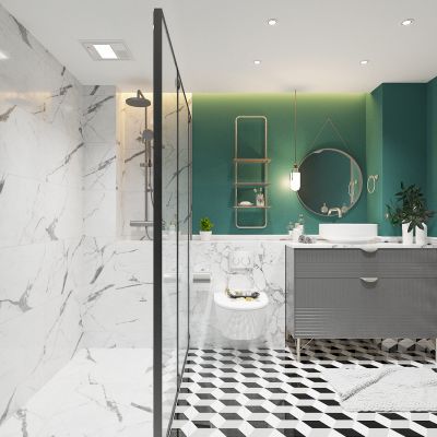 现代风格卫生间 浴室柜