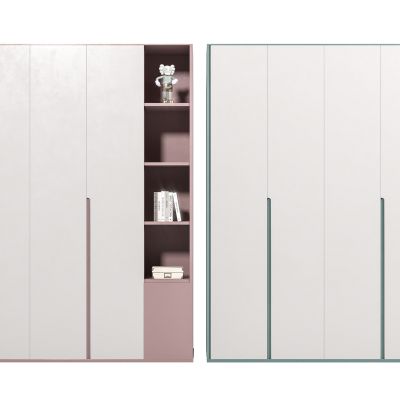 现代儿童房衣柜