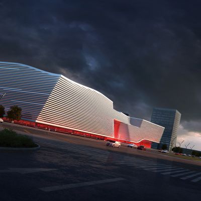 现代科技馆外观 外景