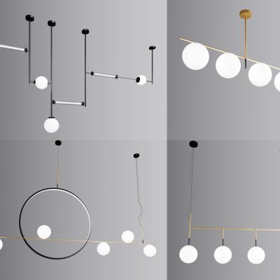 现代简约吊灯组合