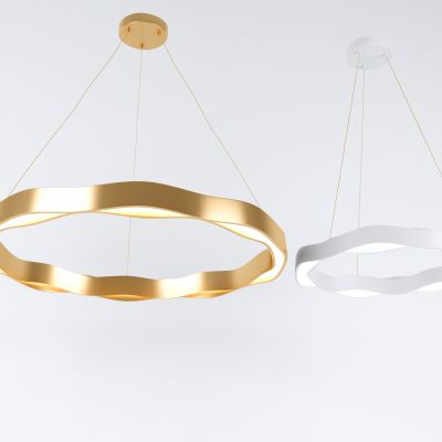 现代金属圆形吊灯