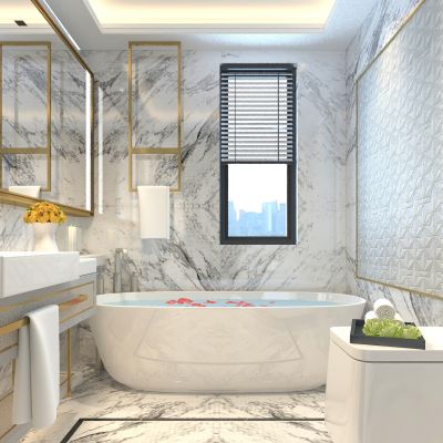 现代卫生间浴缸