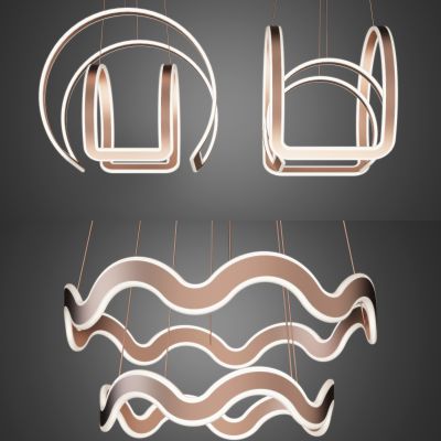 现代吊灯 金属吊灯 艺术吊灯 客餐厅吊灯