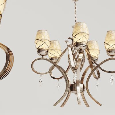 现代金属多头吊灯