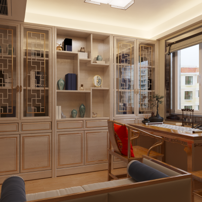 新中式家居书房