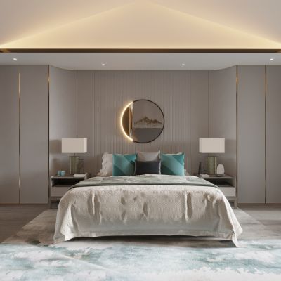 新中式卧室茶室