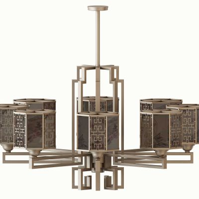 新中式多头吊灯