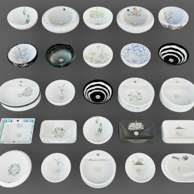 洗手盆台上盆组合