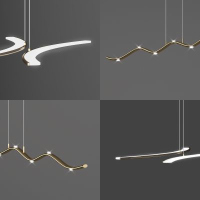 现代金属吊灯组合