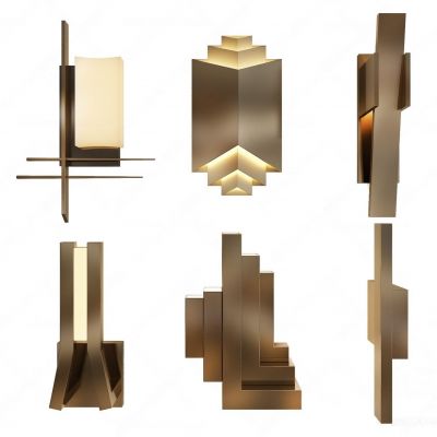 现代壁灯组合