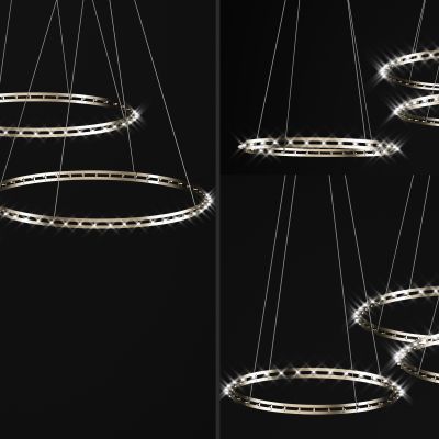 现代金属吊灯组合
