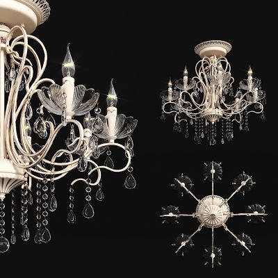 简欧水晶多头吊灯