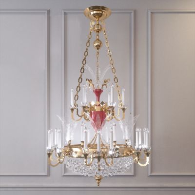 简欧水晶吊 欧别墅式吊灯