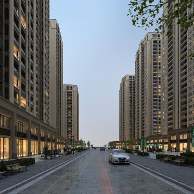 简欧商业住宅高层