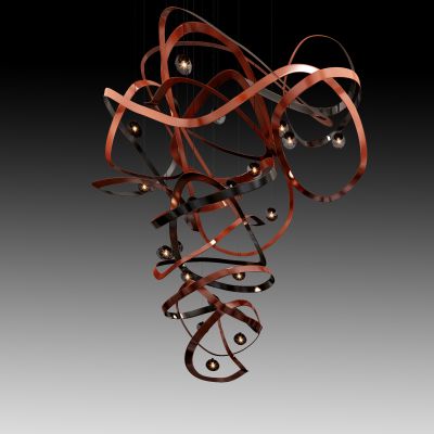 现代艺术雕塑吊灯