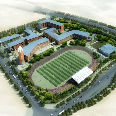 现代学校 现代中学小学教学楼