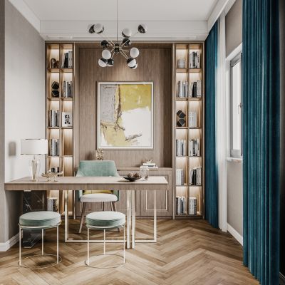 现代轻奢书房