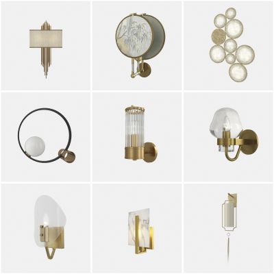 新中式极简壁灯