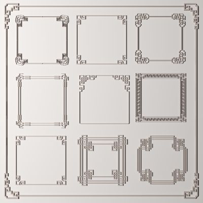 新中式角线 线条
