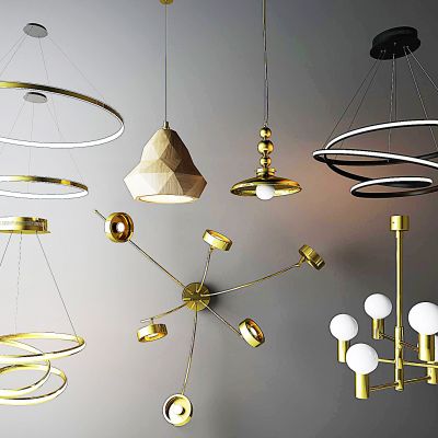 北欧吊灯 金玻璃灯 艺术灯