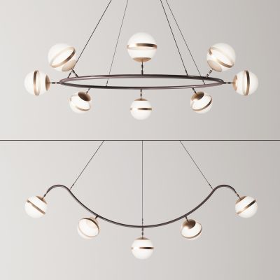 现代吊灯组合 客餐厅吊灯