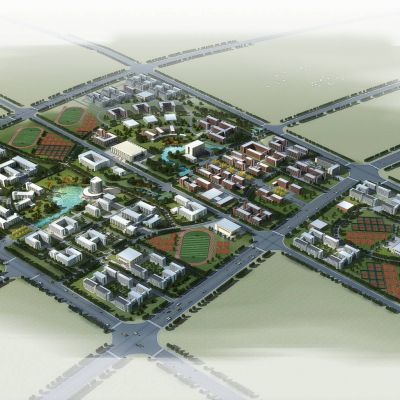 现代学校 云南职教中心  大学城规划