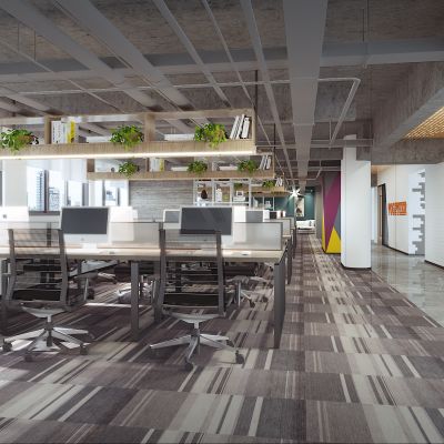 现代公共办公区