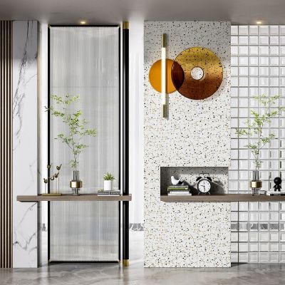 现代玄关隔断组合