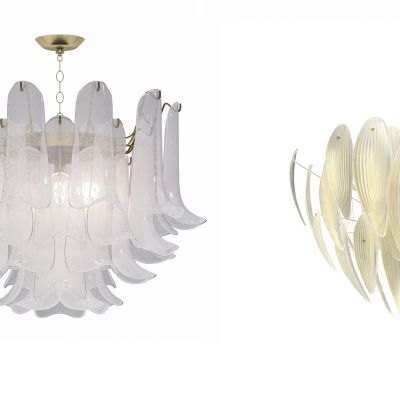 现代北欧水景吊灯