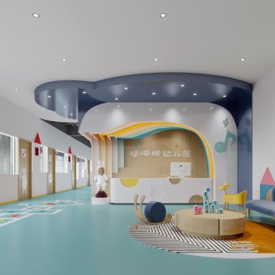 北欧幼儿园大厅
