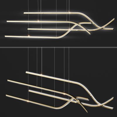 现代轻奢金属吊灯